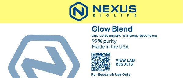 Glow Blend - GHK-CU (50mg)/BPC-157(10mg)/TB500(10mg) - Image 2